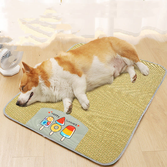 Pet Rattan Cooling Mat By Pupets