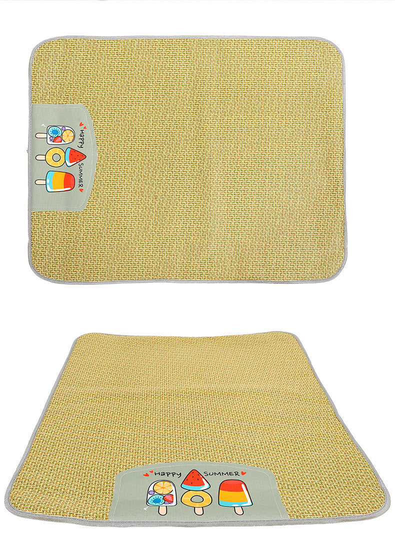 Pet Rattan Cooling Mat By Pupets