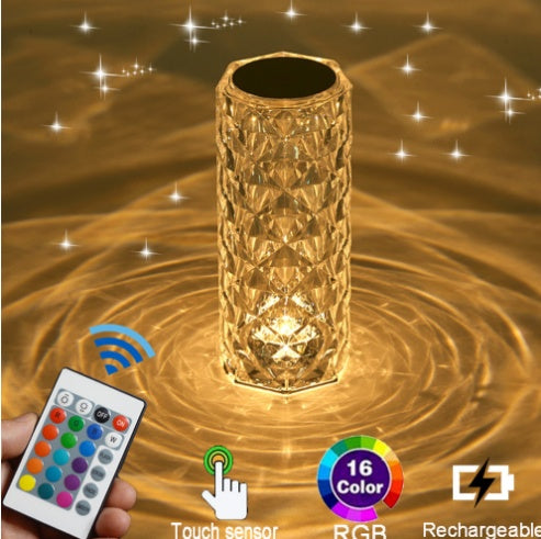 Crystal Rose Lamp by Pupets