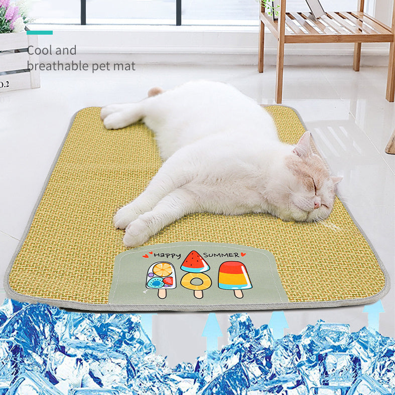 Pet Rattan Cooling Mat By Pupets