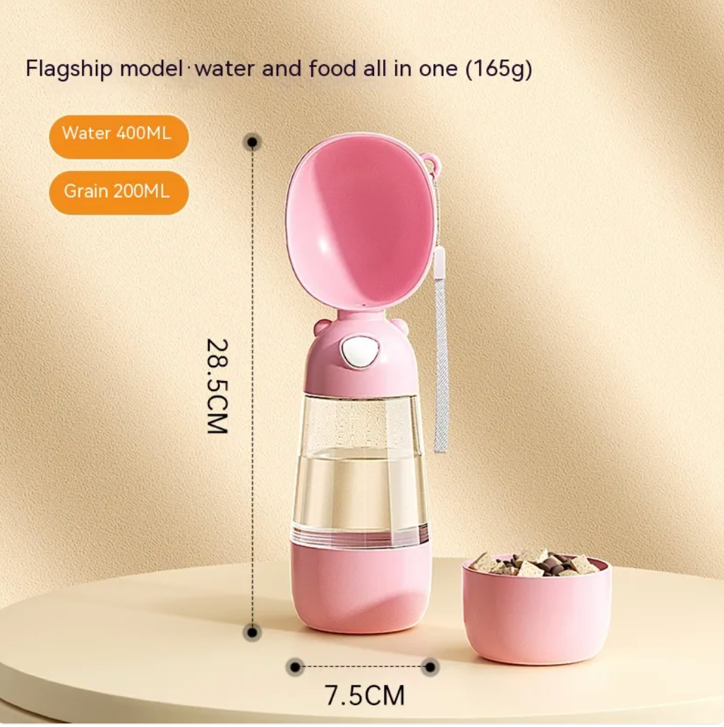 Portable Dog Water and Food Bottle By Pupets
