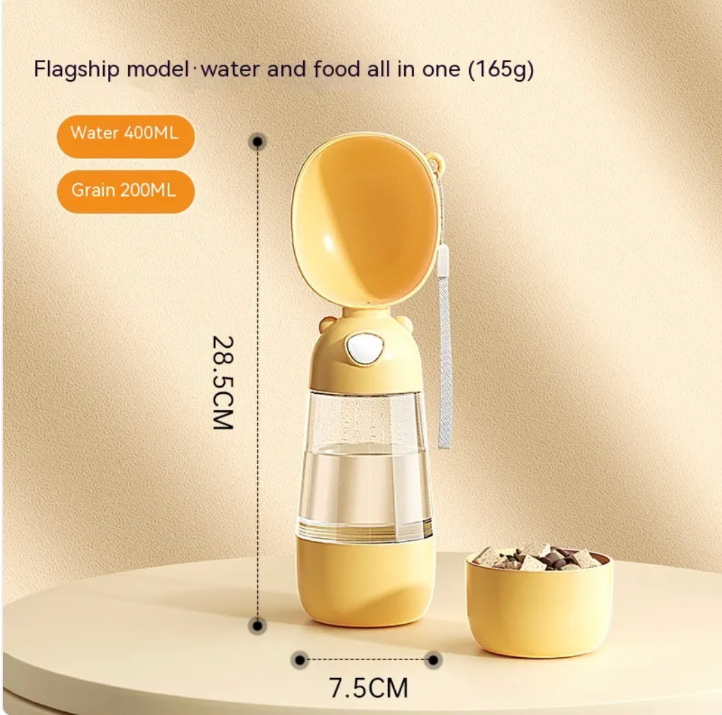 Portable Dog Water and Food Bottle By Pupets