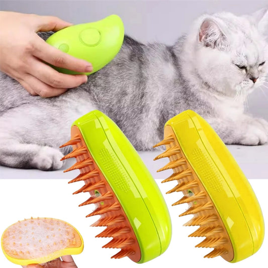 3 In 1 Cat Steam Brush By Pupets
