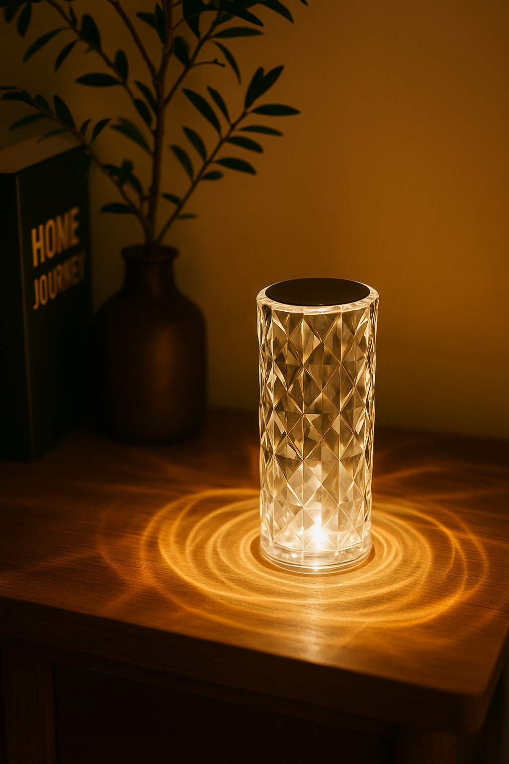 Crystal Rose Lamp By Pupets