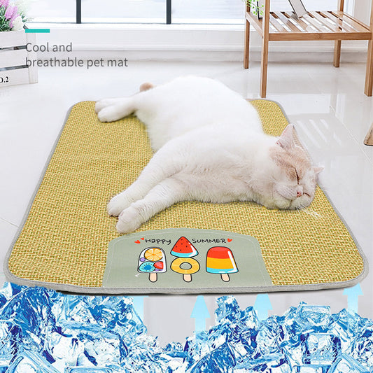 Pet Rattan Cooling Mat  By Pupets